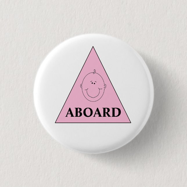 Macaron Rond 2,50 Cm Futur Annonce Bébé (Devant)