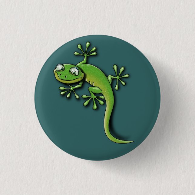 Macaron Rond 2,50 Cm Gecko 2 (Devant)