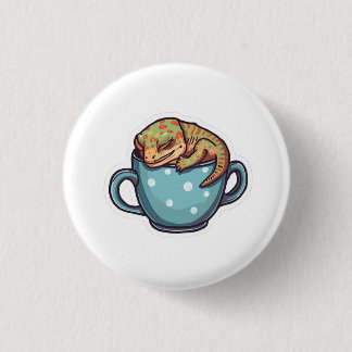 Macaron Rond 2,50 Cm Gecko endormi