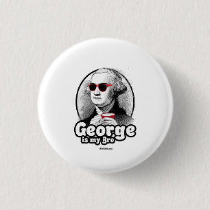 Macaron Rond 2,50 Cm George est mon Bro