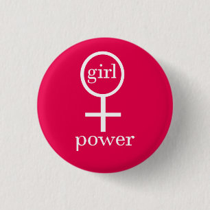 Macaron Rond 2,50 Cm Girl Power