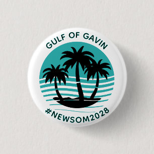 Macaron Rond 2,50 Cm Golfe de Gavin Humour politique drôle