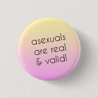 Macaron Rond 2,50 Cm Goupille asexuelle de fierté