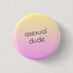 Macaron Rond 2,50 Cm Goupille asexuelle de fierté - type asexuel