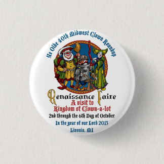 Macaron Rond 2,50 Cm Goupilles commémoratives de MCM quarantième