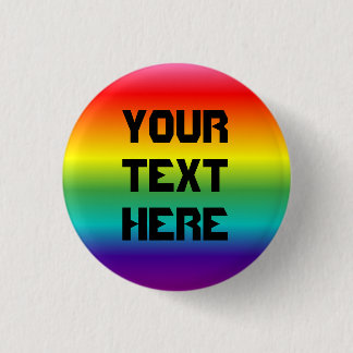 Macaron Rond 2,50 Cm Gradient de gay pride