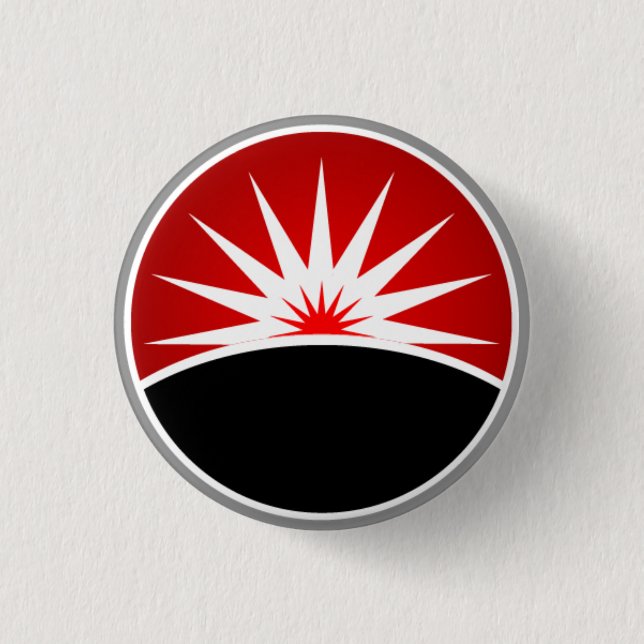 Macaron Rond 2,50 Cm Grand bouton de balise (Devant)