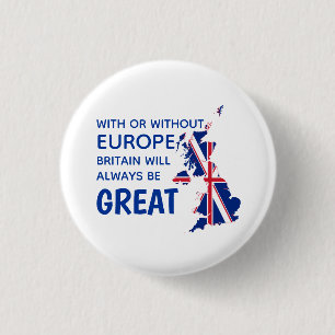 MACARON ROND 2,50 CM GRANDE BRETAGNE BREXIT EUROPE