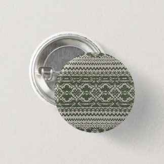 Macaron Rond 2,50 Cm Green Sweater Button