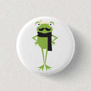 Macaron Rond 2,50 Cm Grenouille de hippie