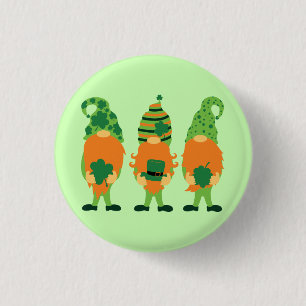 Macaron Rond 2,50 Cm Grnomes de la Saint Patrick