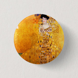 Macaron Rond 2,50 Cm Gustav Klimt Portrait d'Adele Bloch-Bauer I