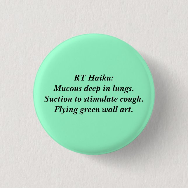 Macaron Rond 2,50 Cm Haiku de droite : Muqueux profond (Devant)
