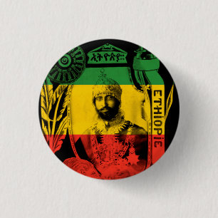Macaron Rond 2,50 Cm Haile Selassie Son Imperial Majesty Buttons