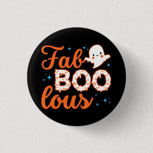 Macaron Rond 2,50 Cm Halloween Boo Funny