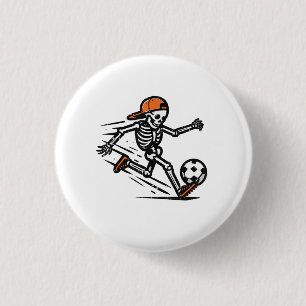 Macaron Rond 2,50 Cm Halloween Squelette Football Costume de football H