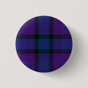 Macaron Rond 2,50 Cm HAMbWG - Button - Purple Plaid