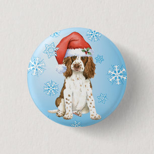 Macaron Rond 2,50 Cm Happy Howliday English Springer Spaniel