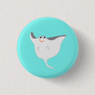Macaron Rond 2,50 Cm Happy Stingray