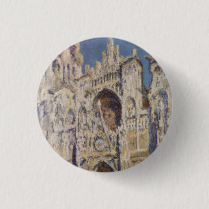 Macaron Rond 2,50 Cm Harmonie dans Blau und Gold Claude Monet