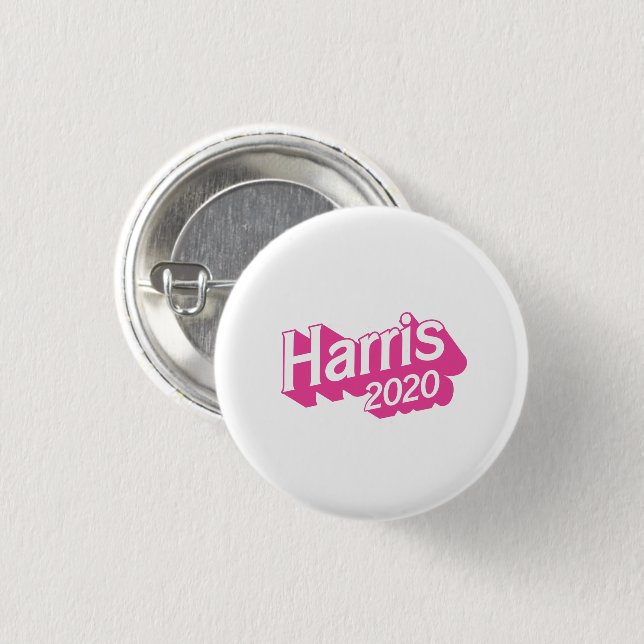Macaron Rond 2,50 Cm Harris 2020 Pink Pride (Devant & derrière)