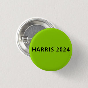 Macaron Rond 2,50 Cm Harris 2024 simple texte personnalisé moderne brat