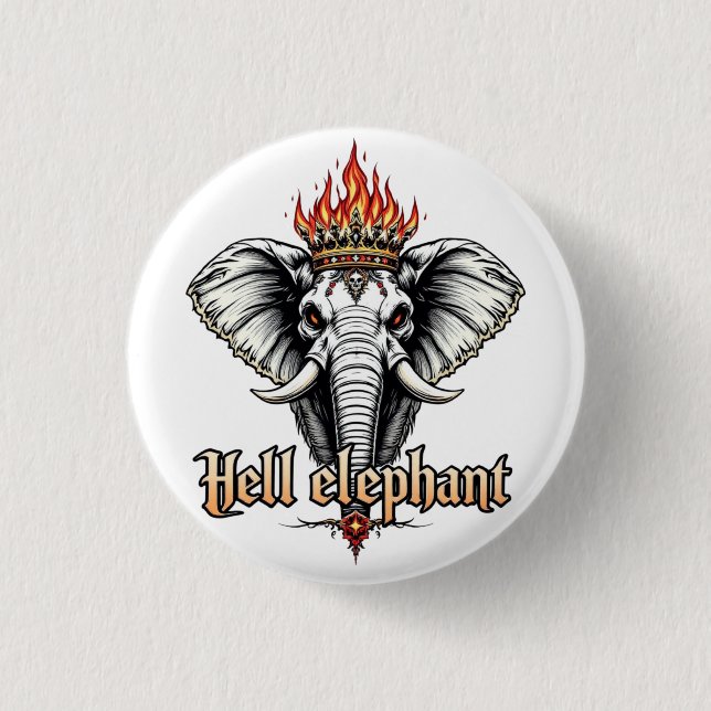 Macaron Rond 2,50 Cm Hell Elephant (Devant)