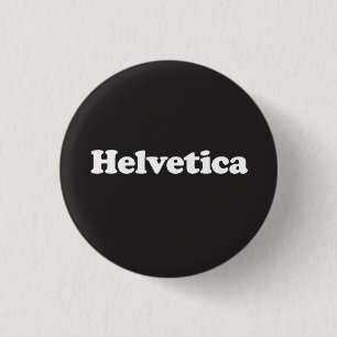 Macaron Rond 2,50 Cm Helvetica, le bouton, coup de grâce !
