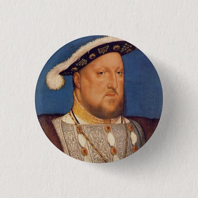 Macaron Rond 2,50 Cm Henry VIII (Devant)