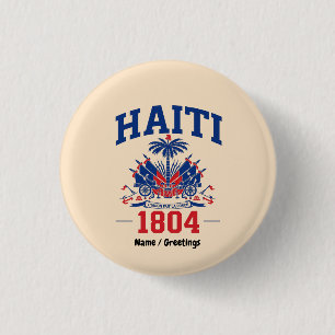 Macaron Rond 2,50 Cm Héritage Graphique du Drapeau Patriotique Vintage 