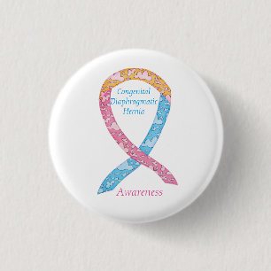 Macaron Rond 2,50 Cm Hernie diaphragique congénitale Épingle de sensi