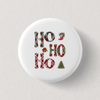 Macaron Rond 2,50 Cm Ho Ho Ho Joué Noël