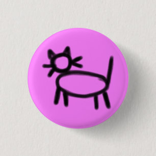 Macaron Rond 2,50 Cm Hobo Symbole : Petite Dame