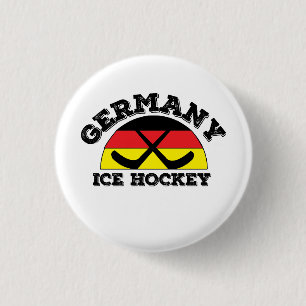 Macaron Rond 2,50 Cm Hockey sur glace Allemagne