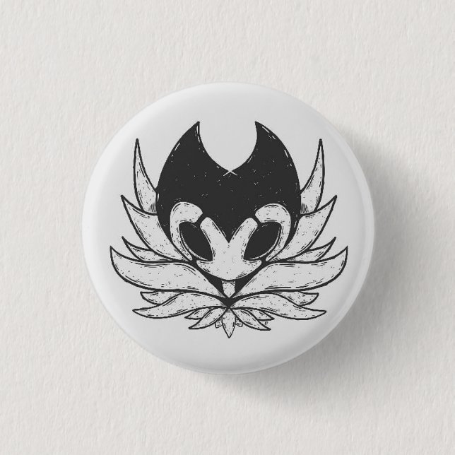Macaron Rond 2,50 Cm    hollow knight Bótom (Devant)