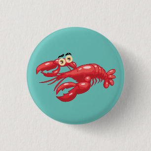 Macaron Rond 2,50 Cm homard caricaturé