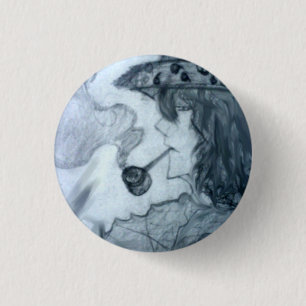 Macaron Rond 2,50 Cm homme fumer pipe manga anime