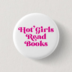 Macaron Rond 2,50 Cm Hot Girls Lire des livres