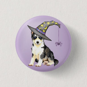 Macaron Rond 2,50 Cm Husky Witch