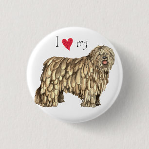 Macaron Rond 2,50 Cm I Love my Bergamasco