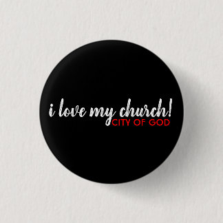 Macaron Rond 2,50 Cm i Love my Church Button