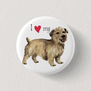 Macaron Rond 2,50 Cm I Love my Glen of Imaal Terrier