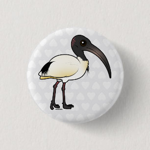 Macaron Rond 2,50 Cm Ibis australien Birdorable