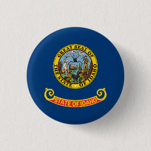 Macaron Rond 2,50 Cm Idaho State Flag