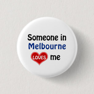 Macaron Rond 2,50 Cm Iemand à Melbourne houdt van me