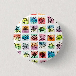 Macaron Rond 2,50 Cm Illustration de formes de cercles abstraits