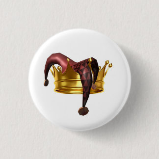 Macaron Rond 2,50 Cm Imbéciles et Rois Logo Button