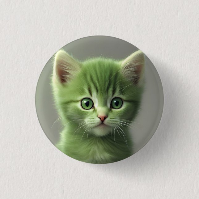 Macaron Rond 2,50 Cm Incroyable Kitten (Devant)