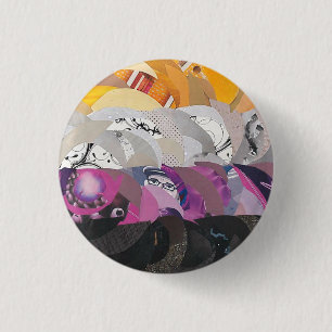 Macaron Rond 2,50 Cm Indicateur de fierté non binaire