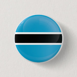 Macaron Rond 2,50 Cm Indicateur d'icône ronde du Botswana